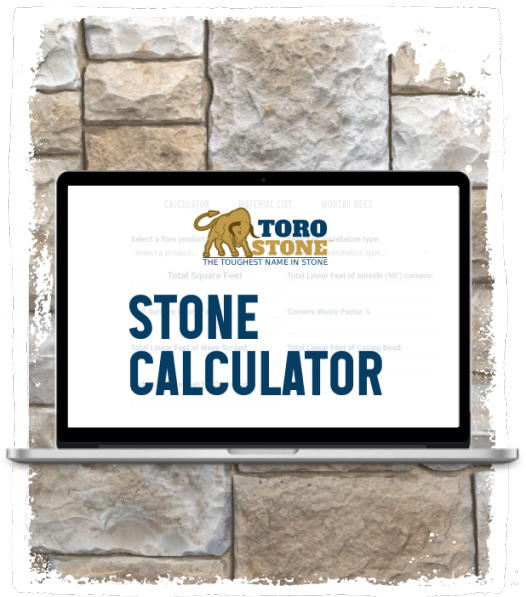 Stone Veneer Calculator for Toro Stone Products Toro Stone