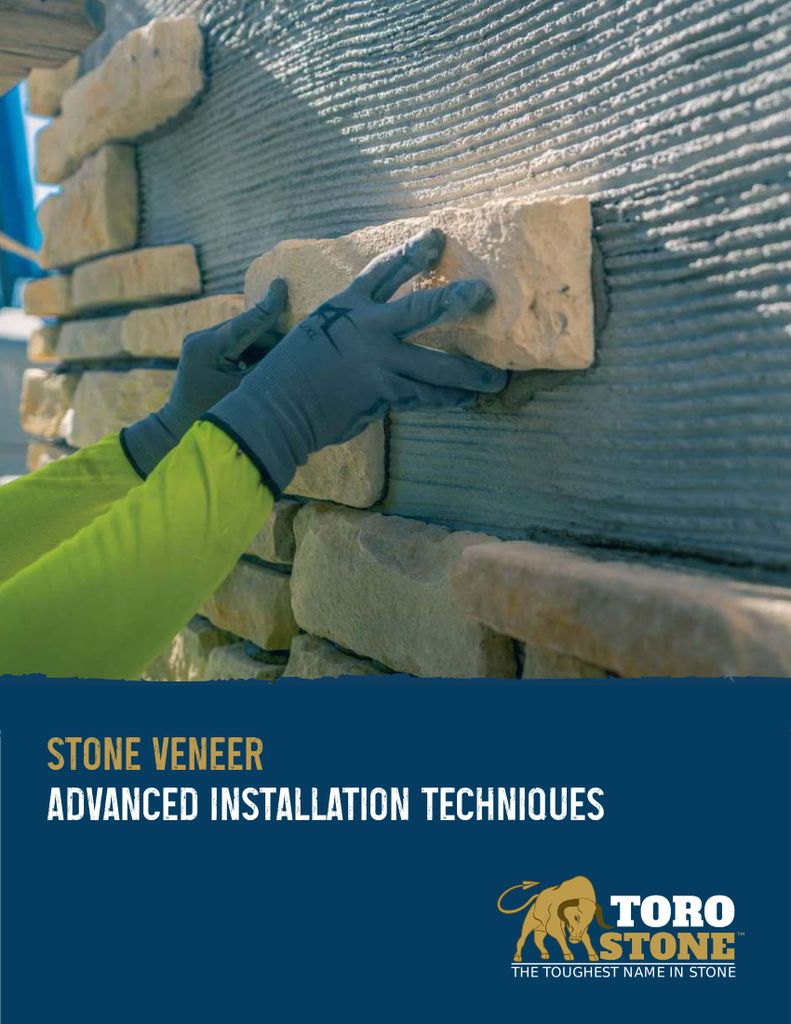 Stone Veneer Advanced Installation Techniques cover
