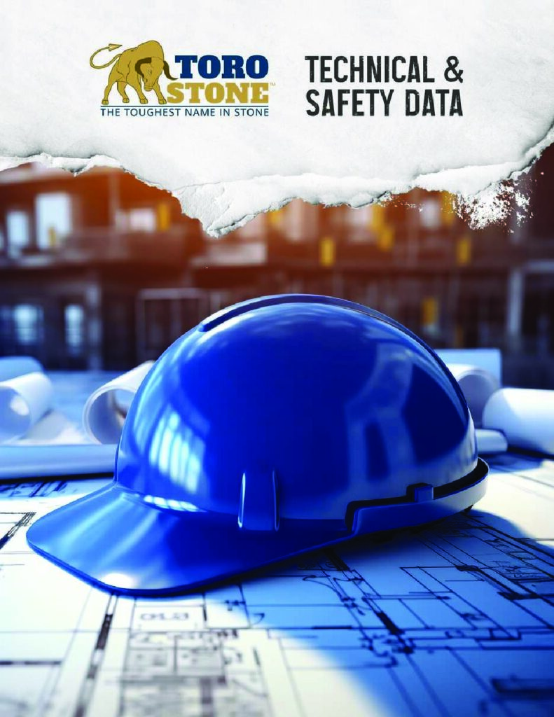Toro Stone Technical & Safety Data Sheet cover